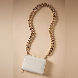 Anthropologie | Small Faux Leather Crossbody Bag Wallet